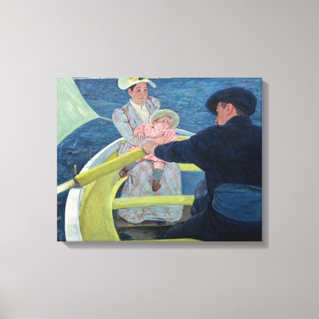 Mary Cassatt - The Boating Party Canvas Print (Front)
