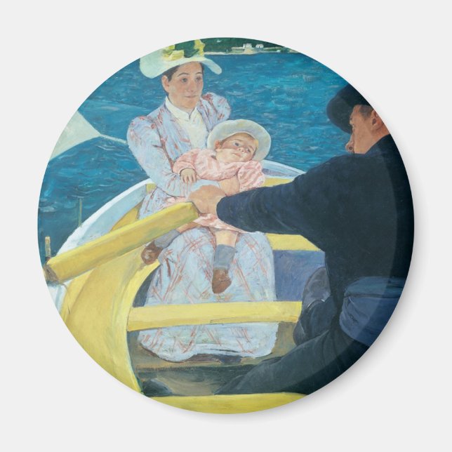 Mary Cassatt - The Boating Party Magnet (Front)