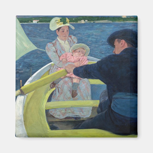 Mary Cassatt - The Boating Party Magnet (Front)