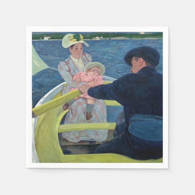 Mary Cassatt - The Boating Party Napkin (Front)