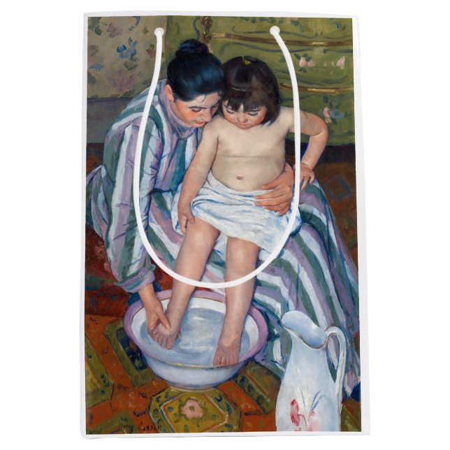 Mary Cassatt - The Child's Bath / The Bath Medium Gift Bag (Front)