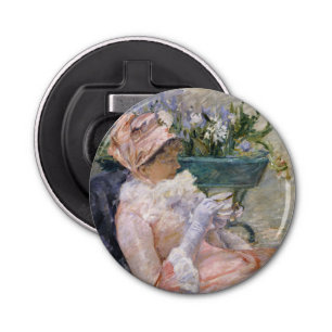 Mary Cassatt - The Cup of Tea Bottle Opener