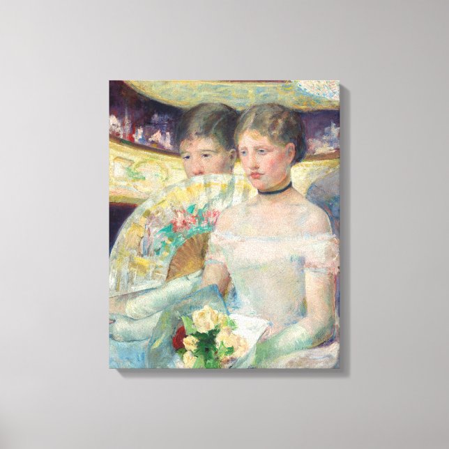Mary Cassatt - The Loge Canvas Print (Front)