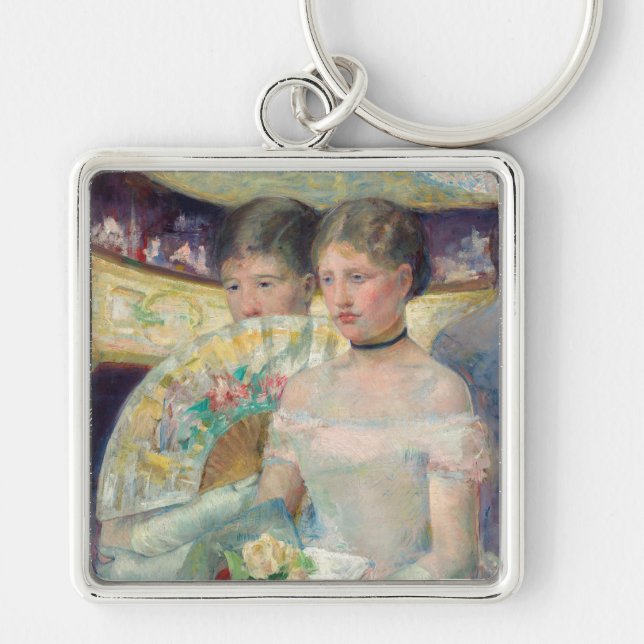 Mary Cassatt - The Loge Key Ring (Front)