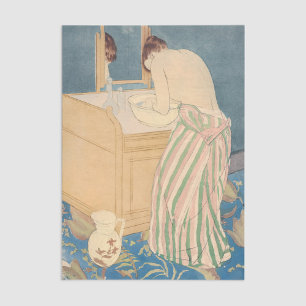 Mary Cassatt - Woman Bathing Tissue Paper