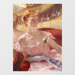 Mary Cassatt - Woman with Pearl Necklace in a Loge