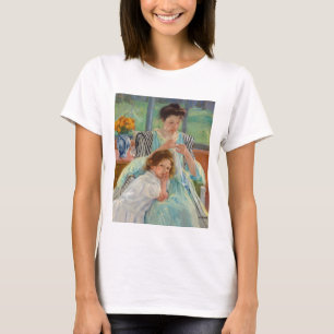 Mary Cassatt - Young Mother Sewing T-Shirt