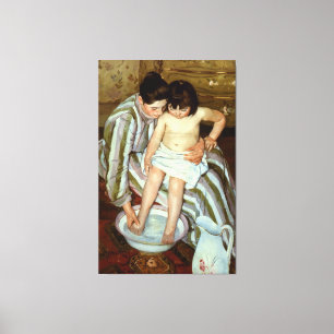 Mary Cassatt's The Child's Bath (circa 1892) Canvas Print