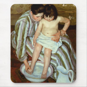 Mary Cassatt's The Child's Bath (circa 1892) Mouse Pad