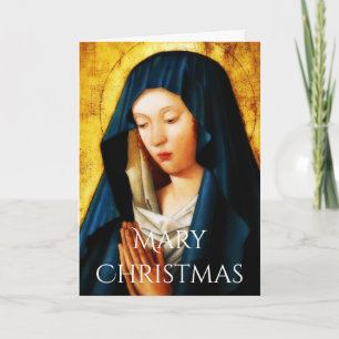 Mary Christmas Holiday Card