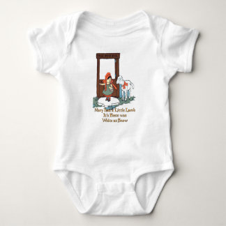 MARY HAD A LITTLE LAMB - Rhymes for Toddlers Baby Bodysuit