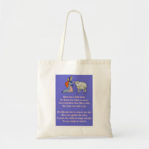 Mary Had a Little Lamb Tote Bag