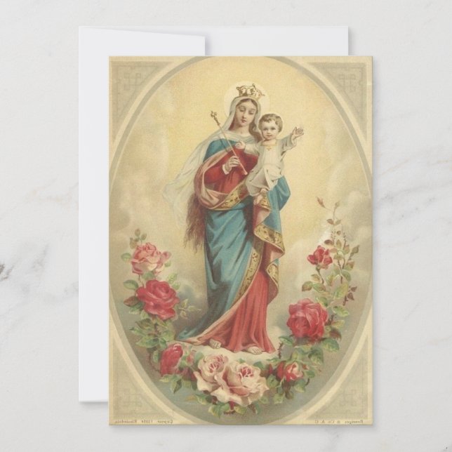 Mary, Help of Christians  Invitation (Front)