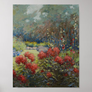 Mary Hiester Reid - A Garden In September Poster