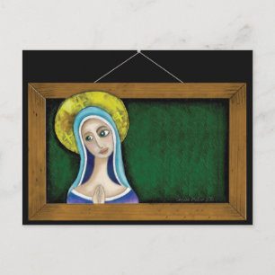 Mary in Frame Postcard