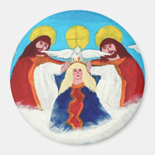 Mary In Heaven Magnet