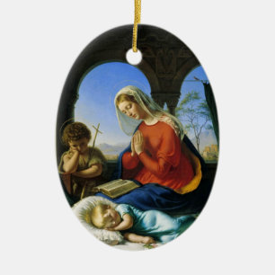 Mary, Jesus, & John the Baptist Ornament