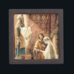 Mary Joseph Bride Groom Wedding Catholic Gift Box<br><div class="desc">This is a beautiful image of the priest blessing the betrothal marriage of St. Joseph and the Blessed Virgin Mary.</div>