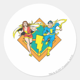 Mary & Junior Run Classic Round Sticker