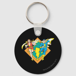 Mary & Junior Run Key Ring