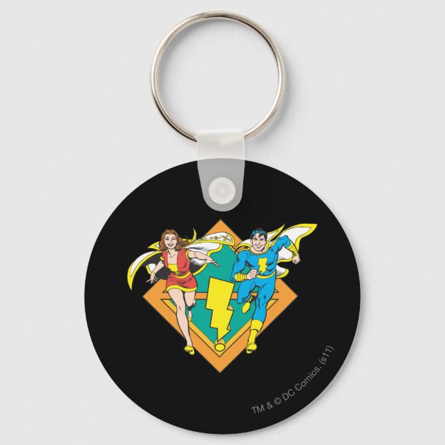 Mary & Junior Run Key Ring (Front)