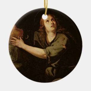 Mary Magdalene Ceramic Tree Decoration