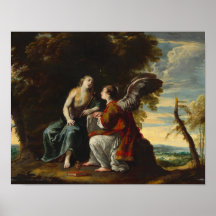 mary magdalene comforted by an angel