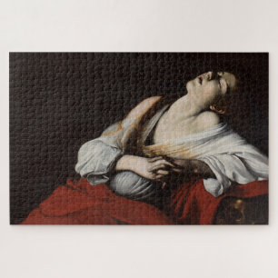 Mary Magdalene in (1606) by Caravaggio Jigsaw Puzzle