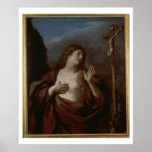Mary Magdalene in Penitence (oil on canvas) 2 Poster