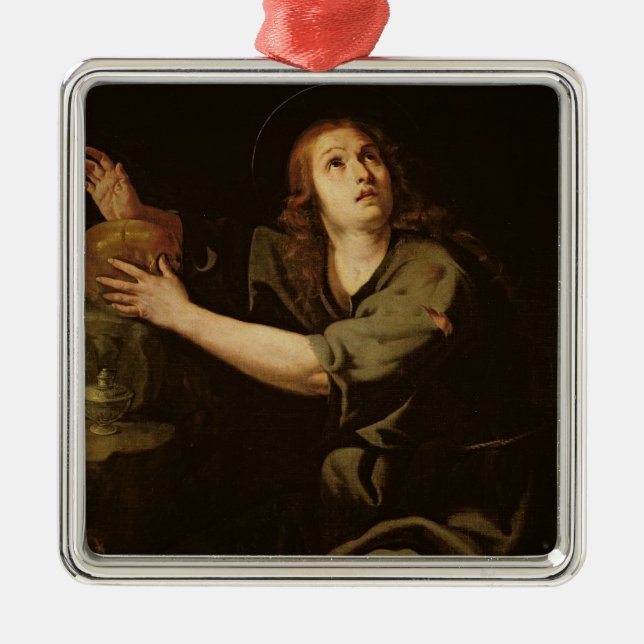 Mary Magdalene Metal Tree Decoration (Front)