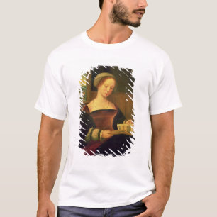 Mary Magdalene Reading (oil on panel) T-Shirt