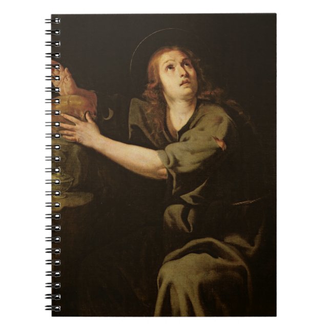 Mary Magdalene Spiral Notebook (Front)