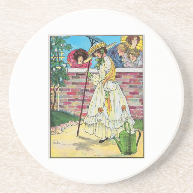 Mary, Mary, quite contrary Coaster (Front)