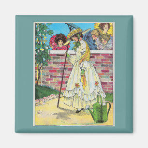 Mary Mary Quite Contrary How Does Your Garden Grow Magnet