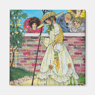 Mary Mary Quite Contrary How Does Your Garden Grow Magnet
