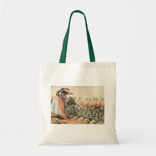 Mary, Mary, Quite Contrary Nursery Rhyme Tote Bag