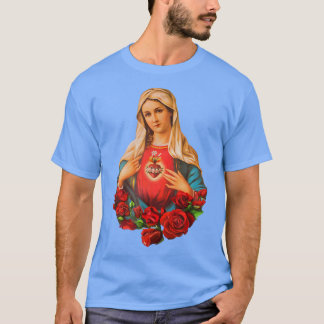 Mary Mother of God Heart of Virgin Mary Classic Ca T-Shirt