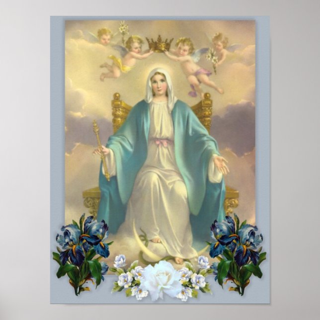 Mary mother of God, the holy virgin, poster (Front)