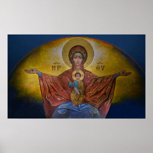 Mary, mother of Jesus, Theotokos Poster