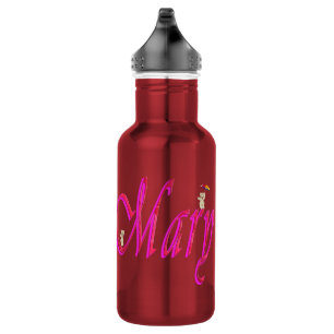 Mary, Name, Logo,  Girls Reusable Water Bottle