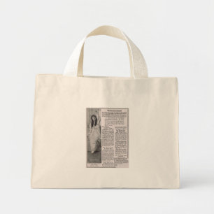 Mary Pickford 1916 Mini Tote Bag