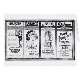 Mary Pickford Constance Talmadge 1921 ad