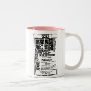 Mary Pickford POLLYANA 1920 movie advertisement Two-Tone Coffee Mug