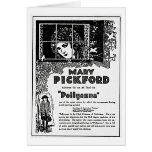 Mary Pickford Pollyanna Advertisement Card
