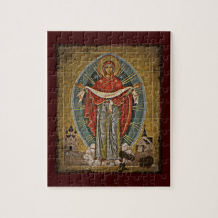 Mary Protector Theotokos Jigsaw Puzzle
