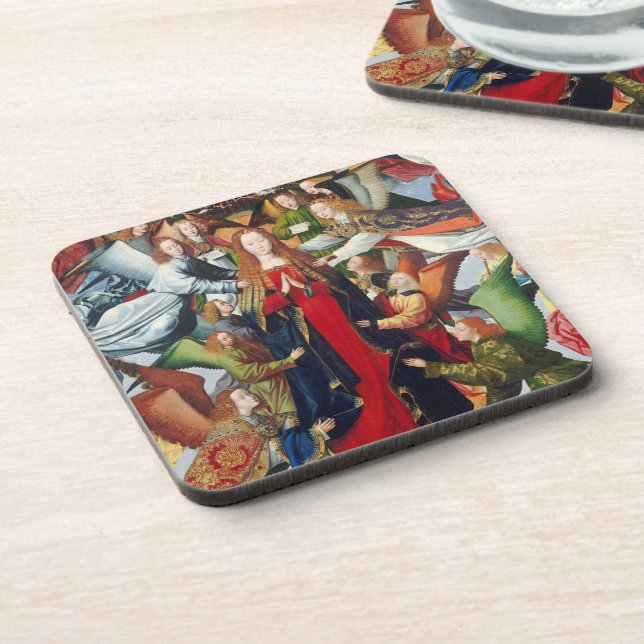 Mary, Queen of Heaven, c. 1485- 1500 Coaster (Left Side)