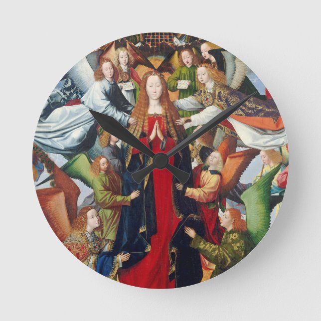 Mary, Queen of Heaven, c. 1485- 1500 Round Clock (Front)