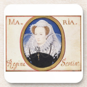 Mary Queen of Scots (1542-87) (gouache on vellum) Coaster