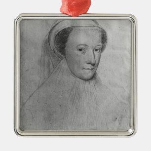 Mary, Queen of Scots  in white mourning, 1560 Metal Tree Decoration