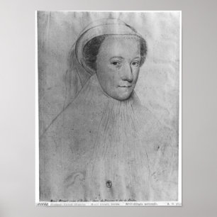 Mary, Queen of Scots  in white mourning, 1560 Poster